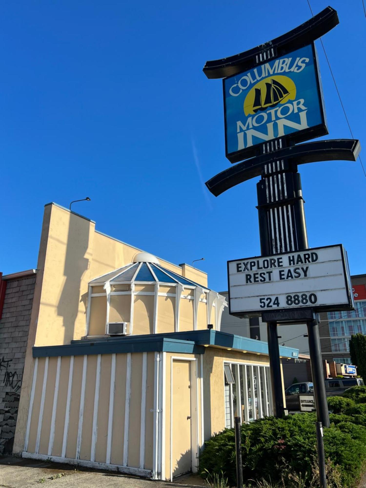 Columbus Motor Inn Seattle Exterior foto
